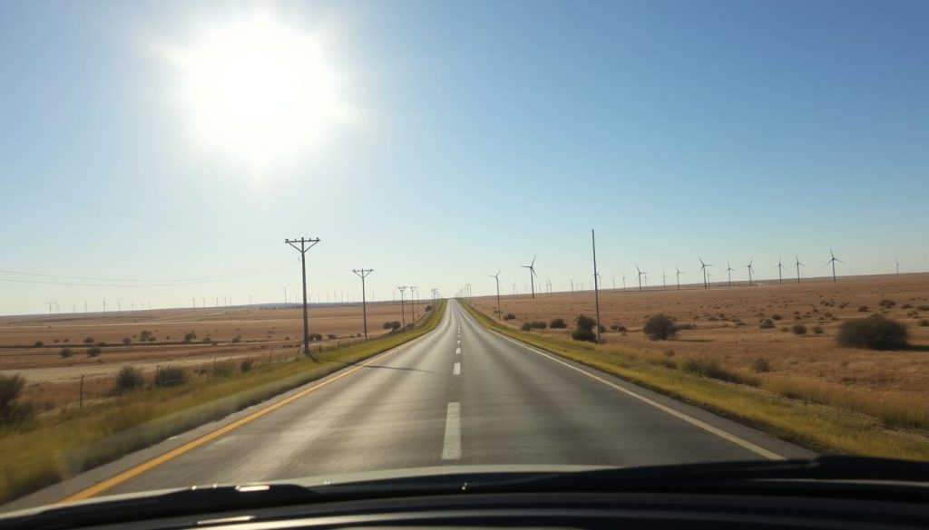 Texas windshield clear zone