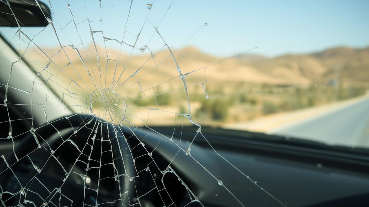 Windshield chip causes