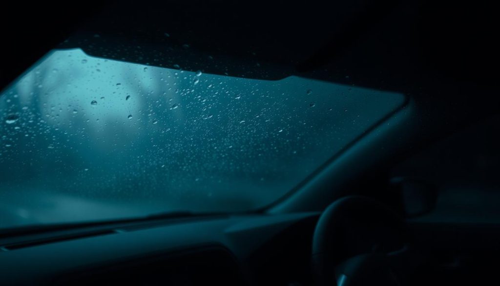 auto glass moisture issues