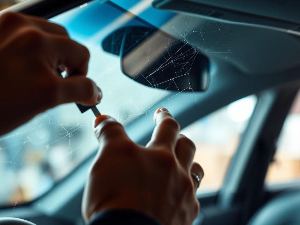 Auto glass maintenance routine