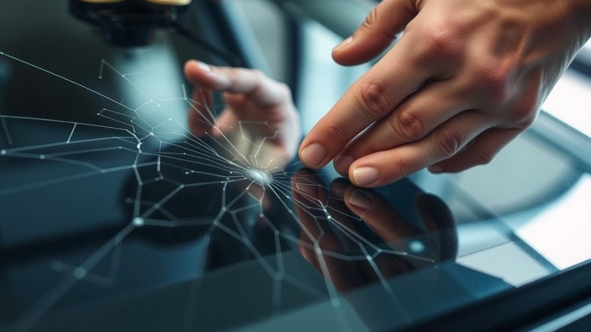 Auto glass repair quality check