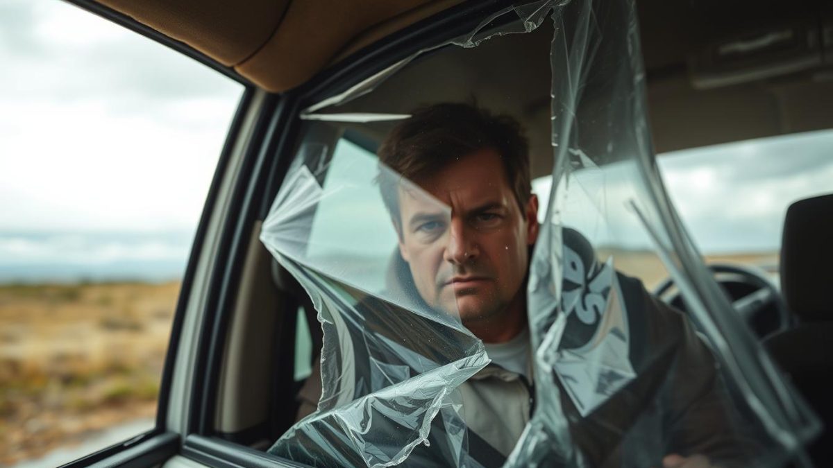 Broken window weather protection