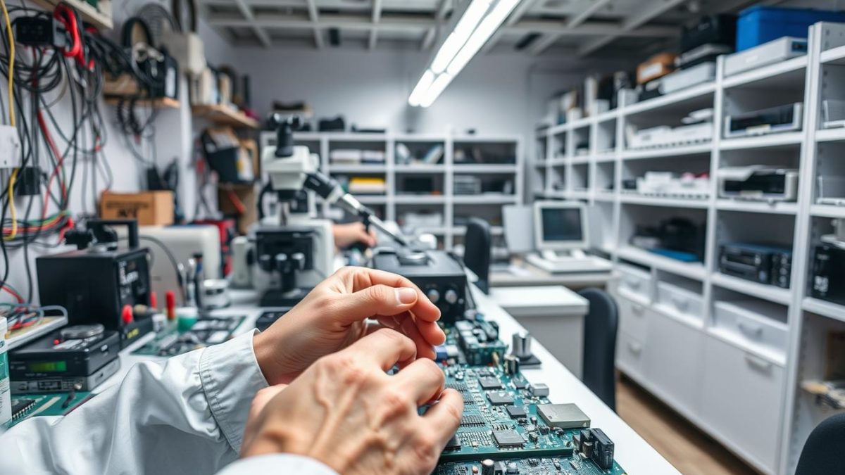 Chip repair time savings