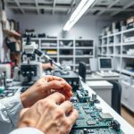 Chip repair time savings