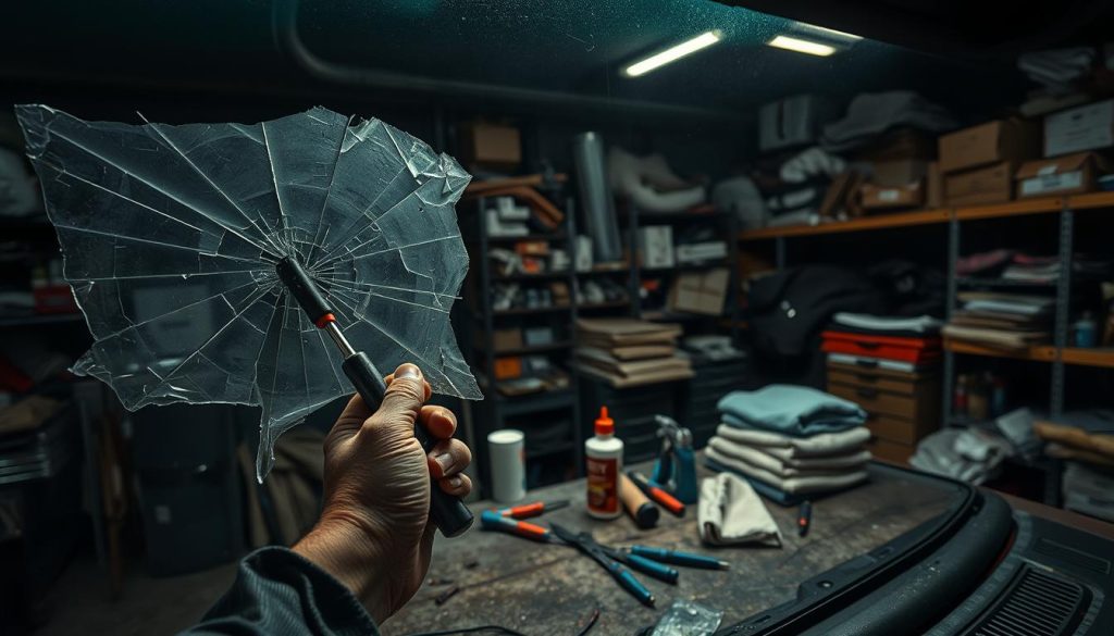DIY auto glass repair