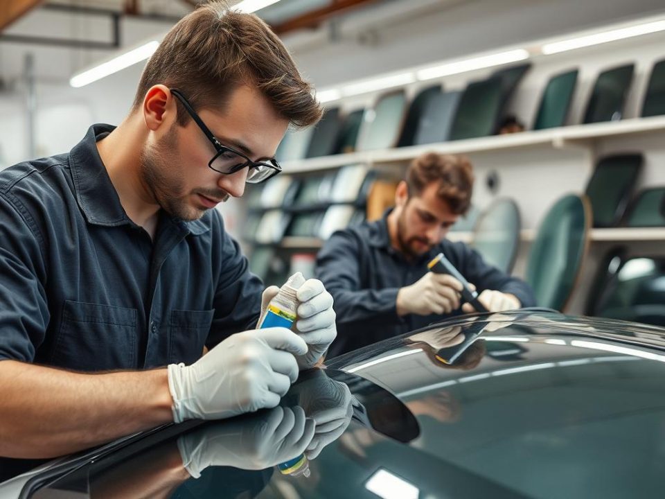 Fast auto glass service