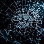 Rear windshield shattering