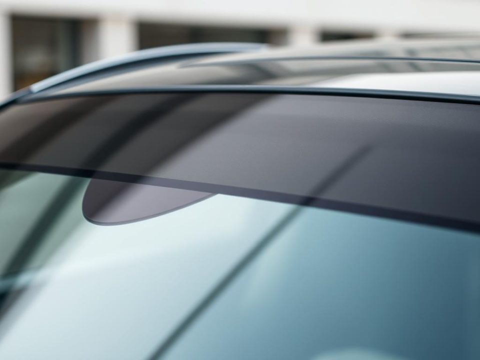 UV and tint windshield strip