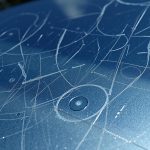 Windshield pitting from sand