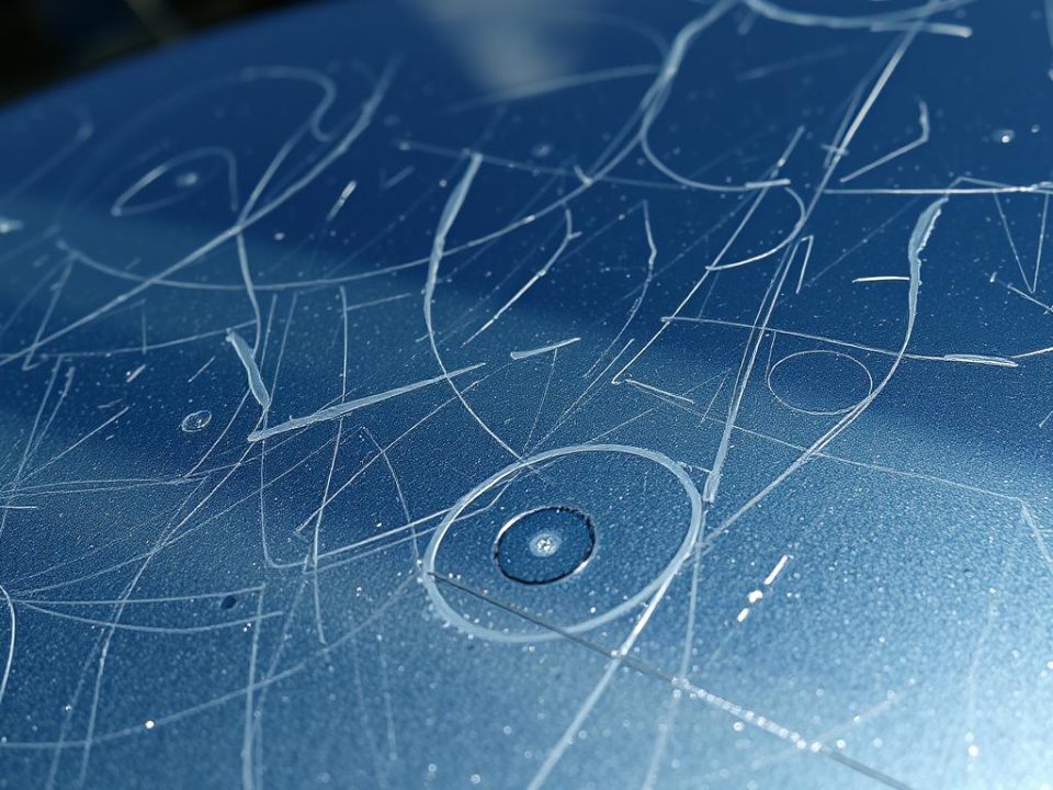 Windshield pitting from sand