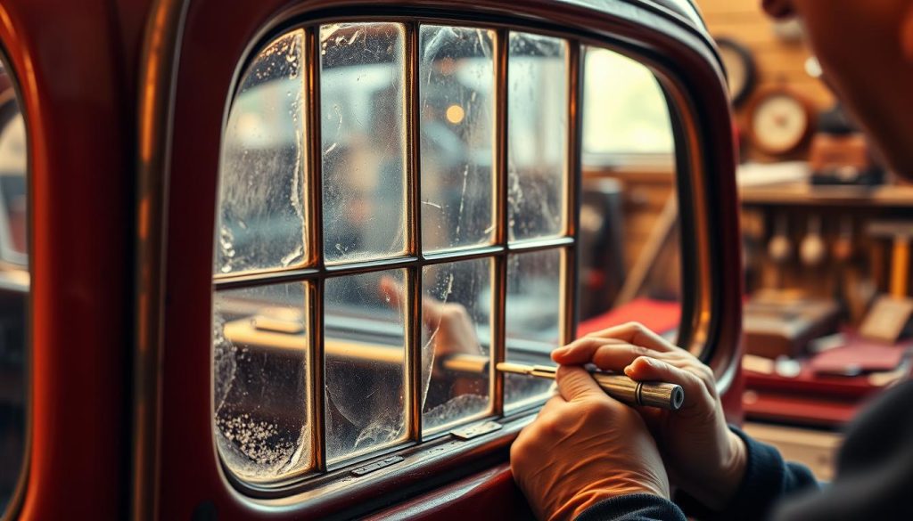 antique vehicle window repair