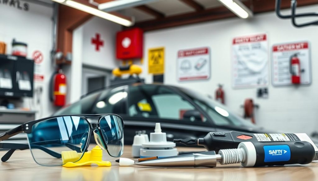 auto glass repair safety tips