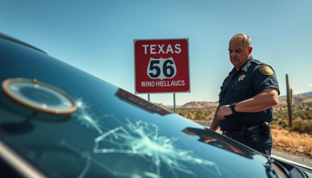 Texas windshield laws compliance