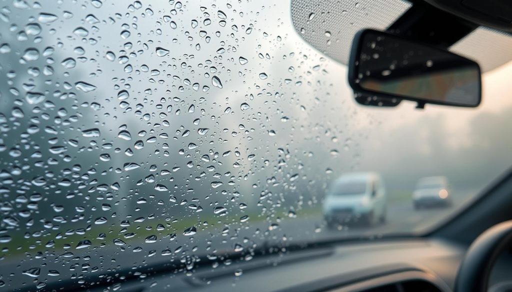 condensation on glass