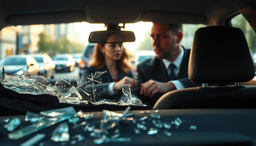 legal implications of damaged rear window