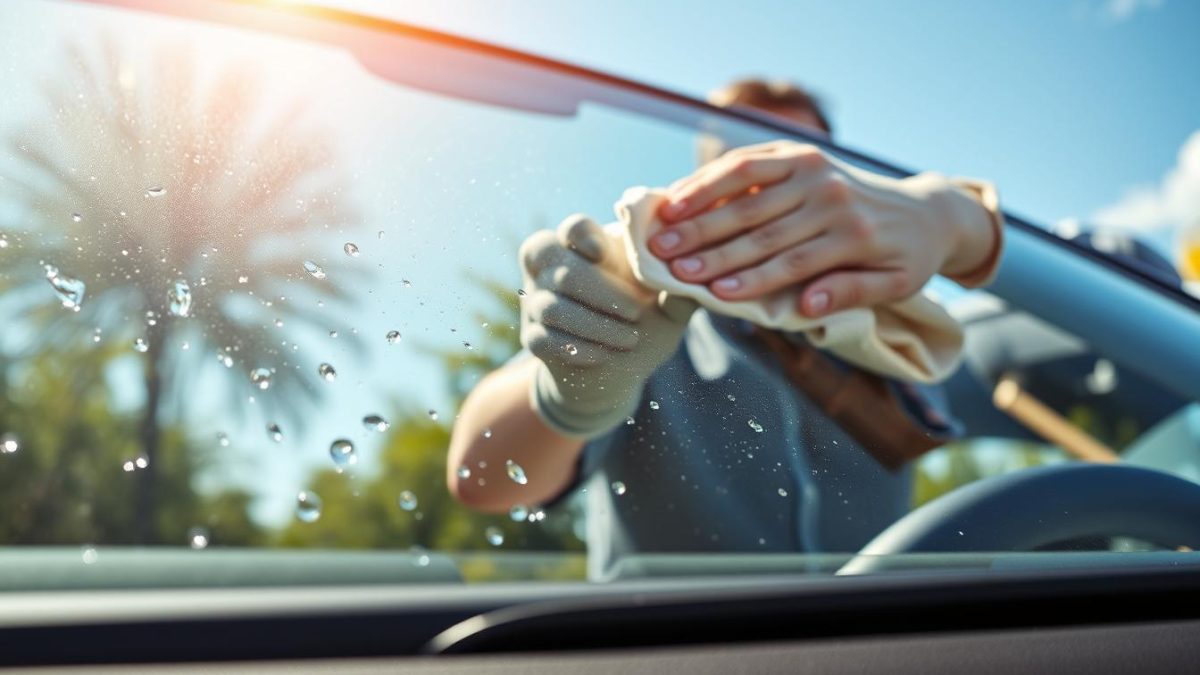 streak free windshield cleaning