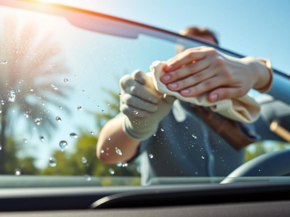 streak free windshield cleaning