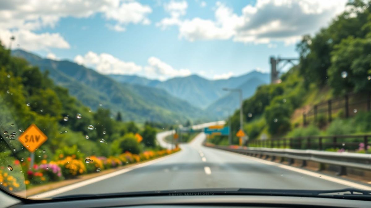 Summer Road Trip Glass