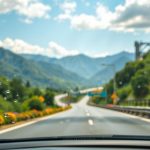 Summer Road Trip Glass