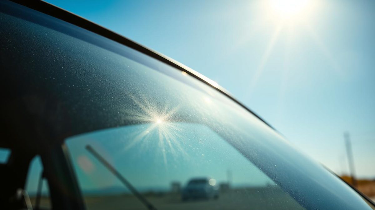 UV Damage Auto Glass