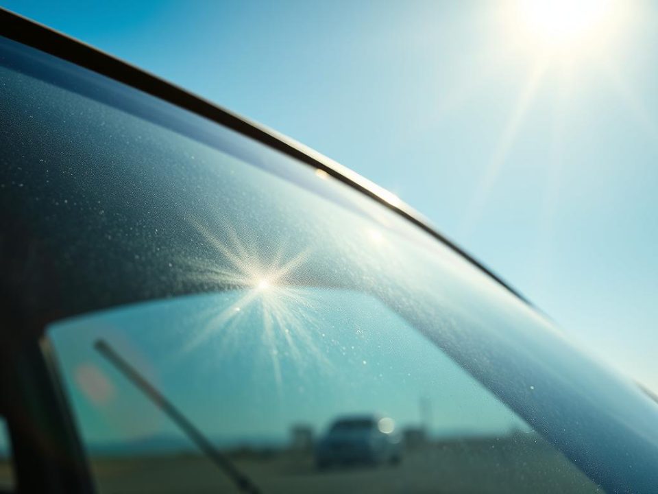 UV Damage Auto Glass
