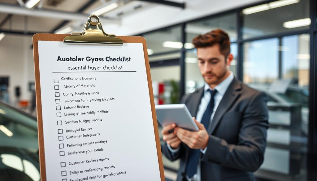 auto glass buyer checklist auto glass buyer checklist