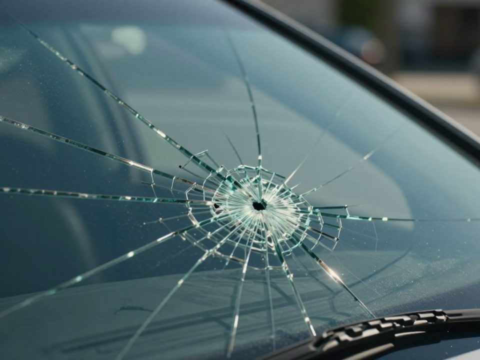 cracked windshield driving risks