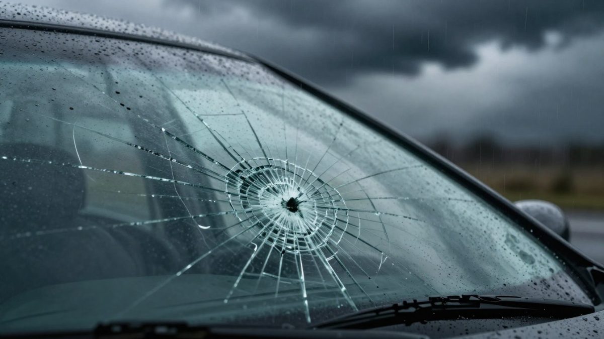 cracked windshield weather impact