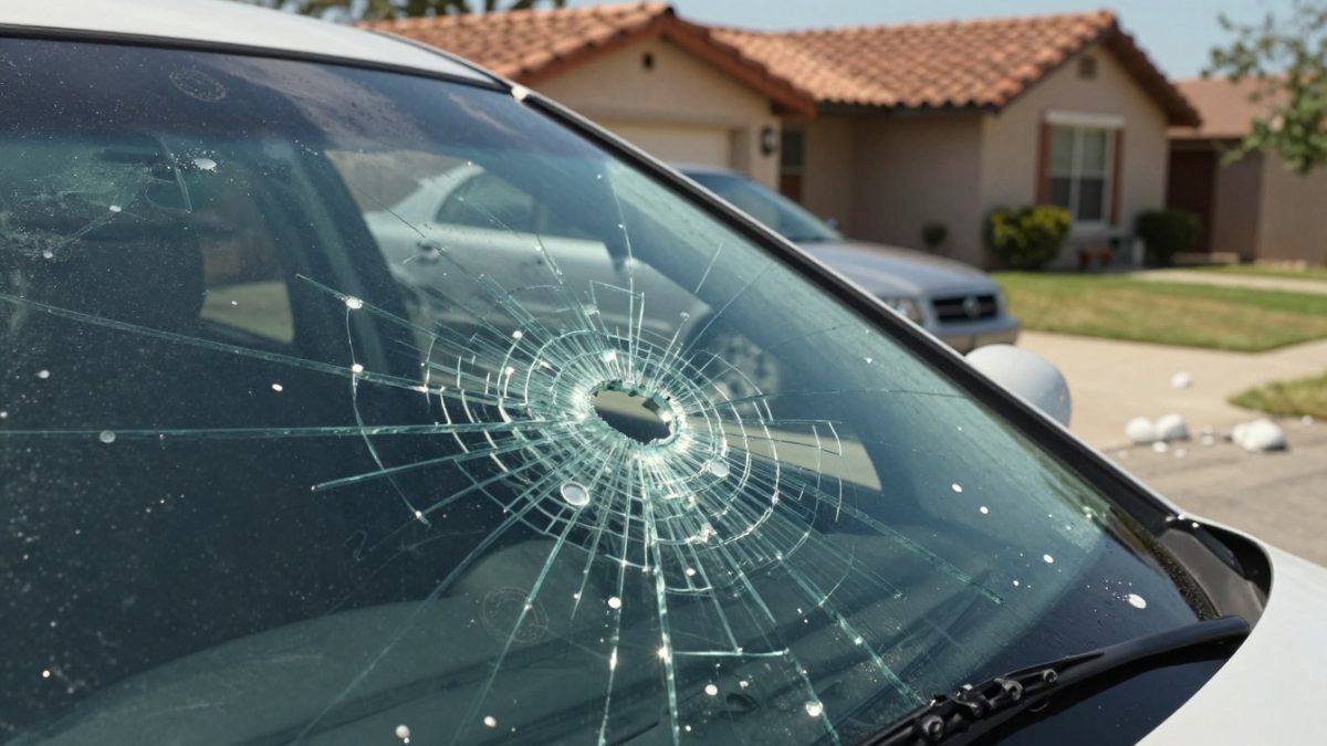 hail damage windshield San Antonio