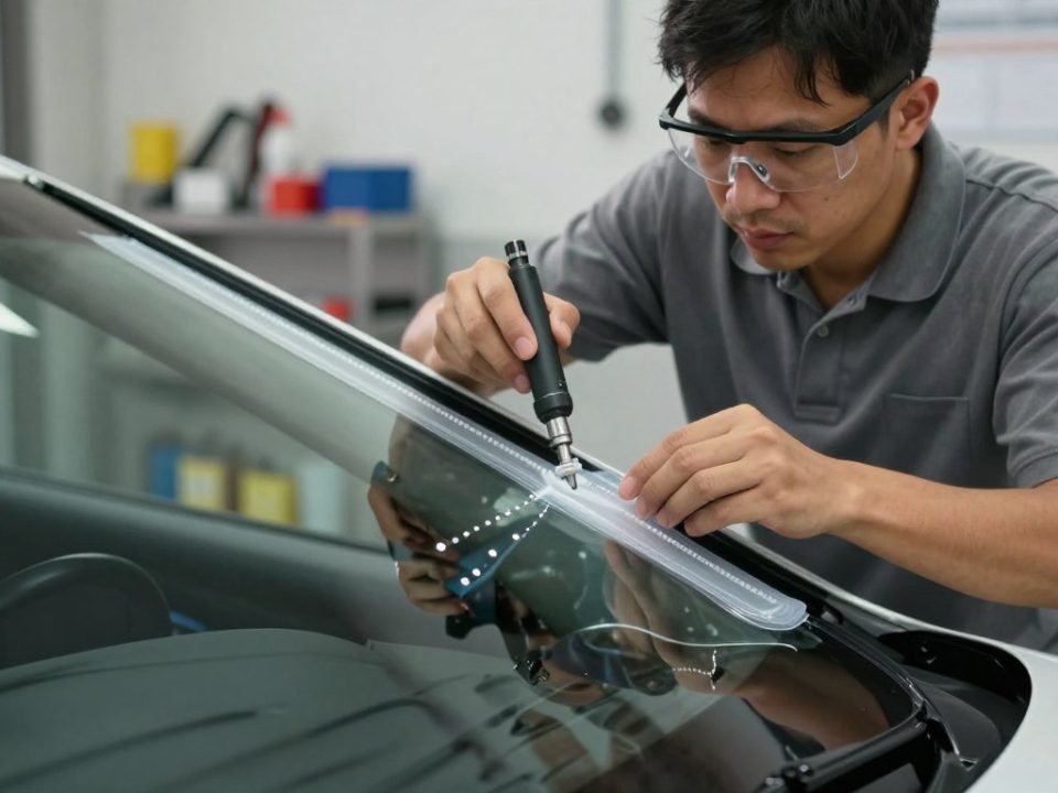 windshield adhesive curing time