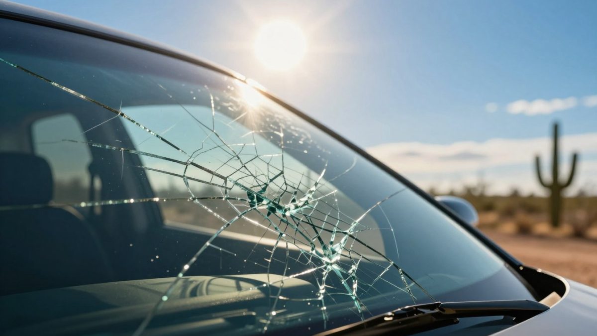 windshield heat damage Texas