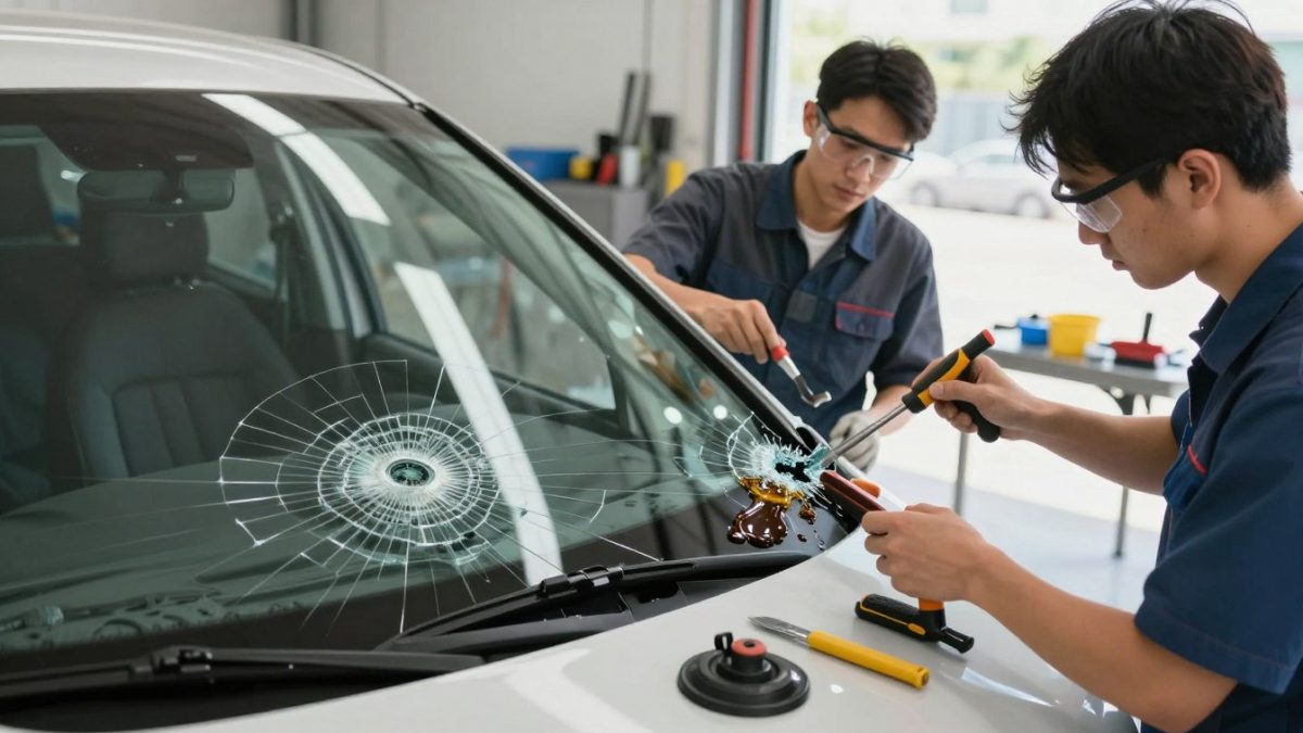 windshield repair vs replacement