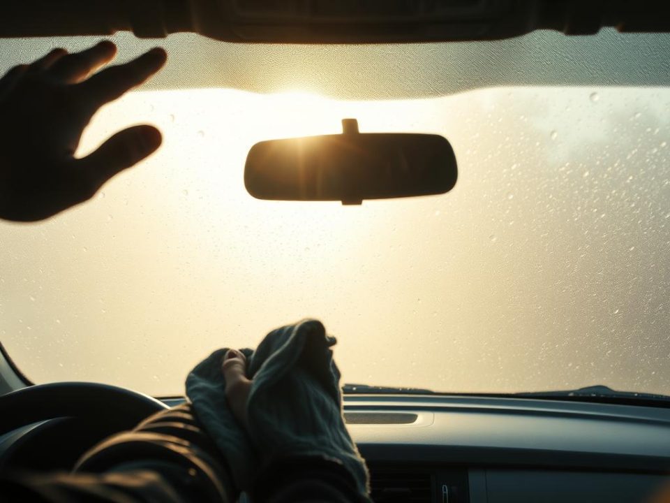 foggy windshield fix inside car