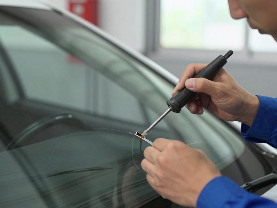 windshield chip size repair