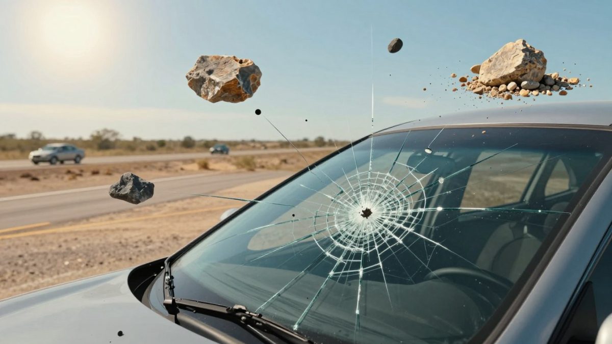 windshield damage causes