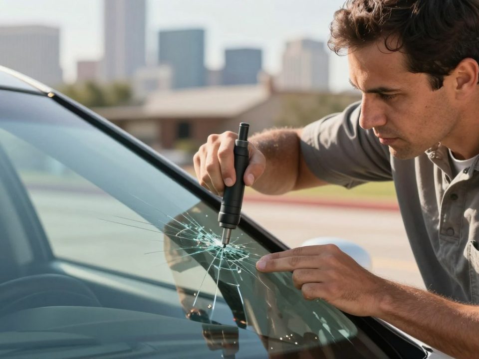 windshield damage inspection San Antonio