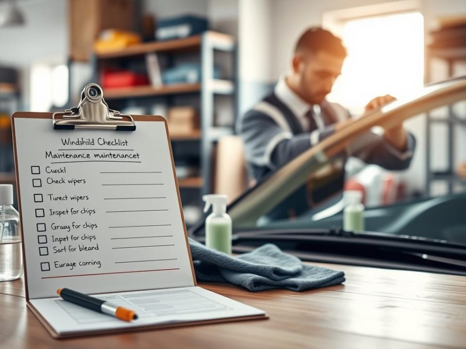auto glass maintenance checklist