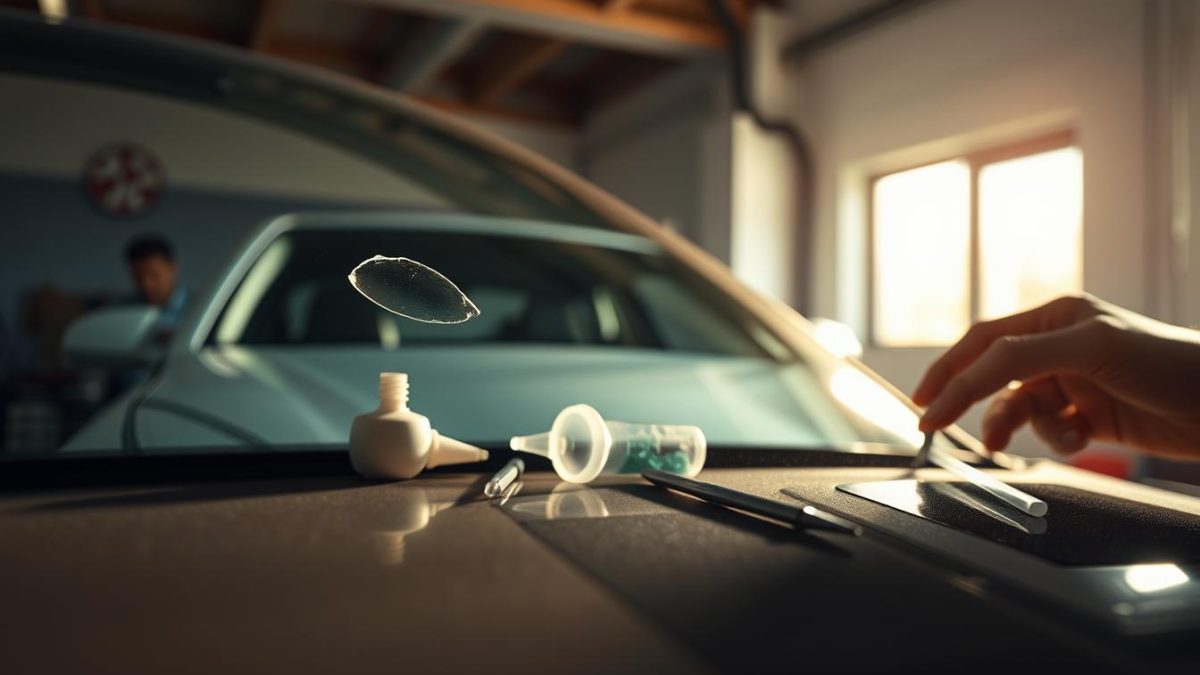 windshield chip repair before road trip