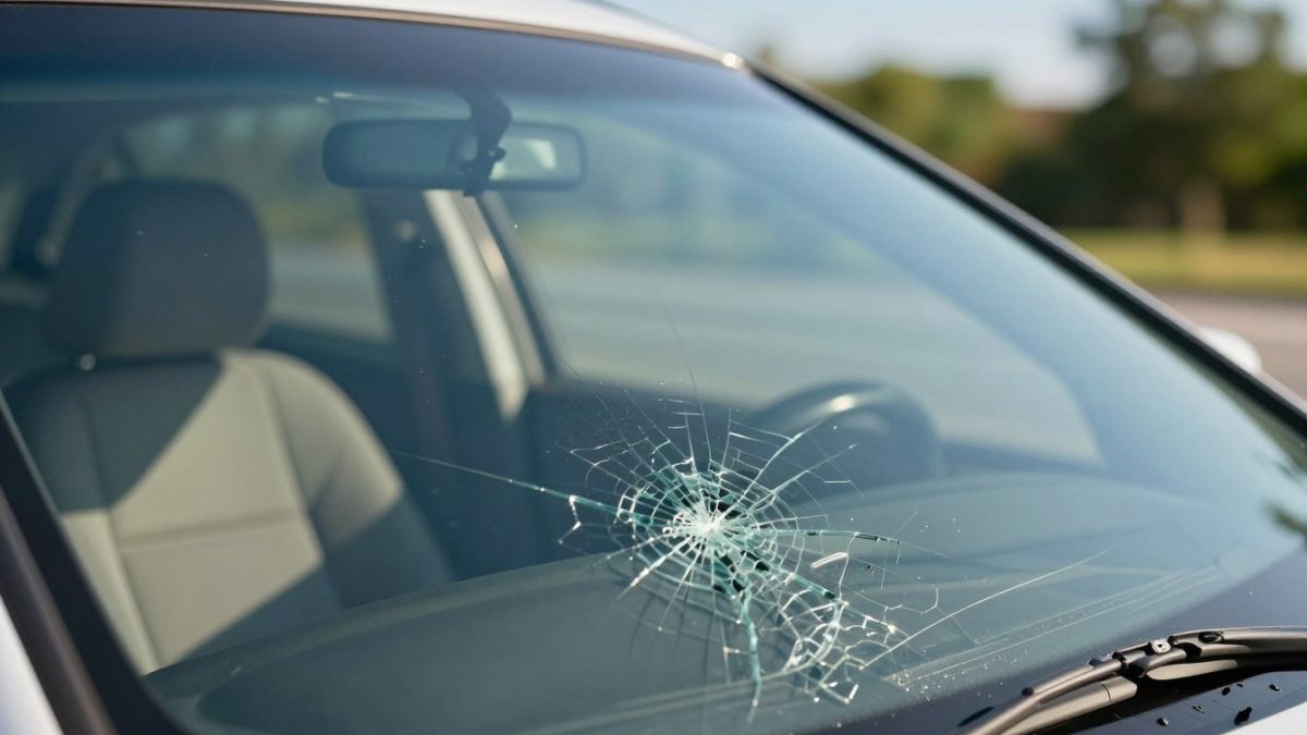 UV damage windshield
