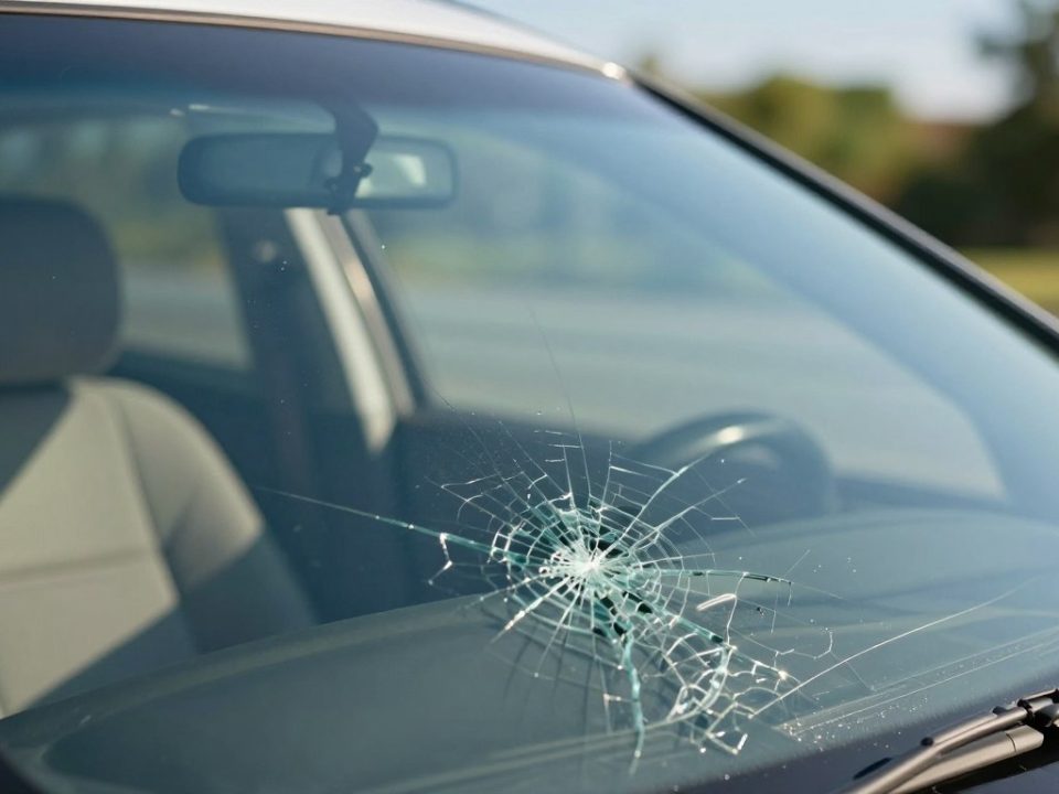 UV damage windshield