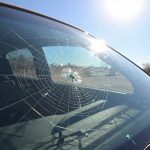 cracked windshield Texas heat