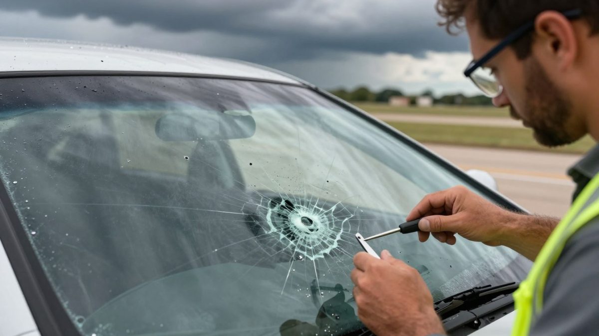 hail damage windshield repair