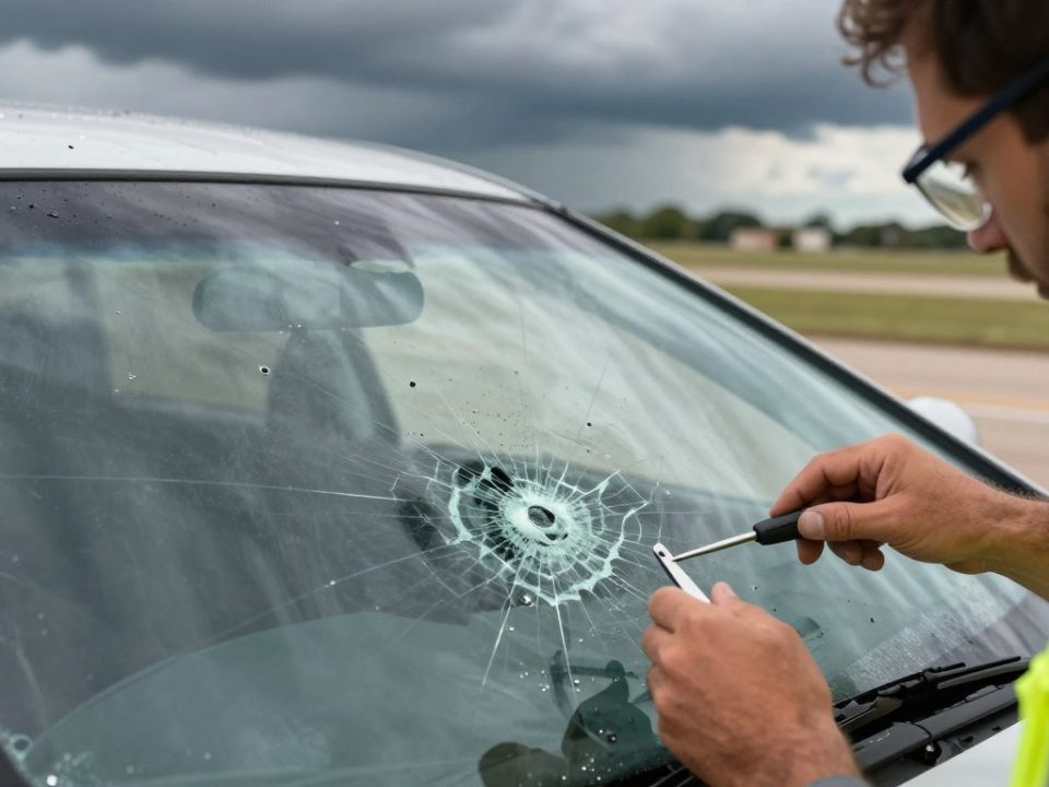 hail damage windshield repair