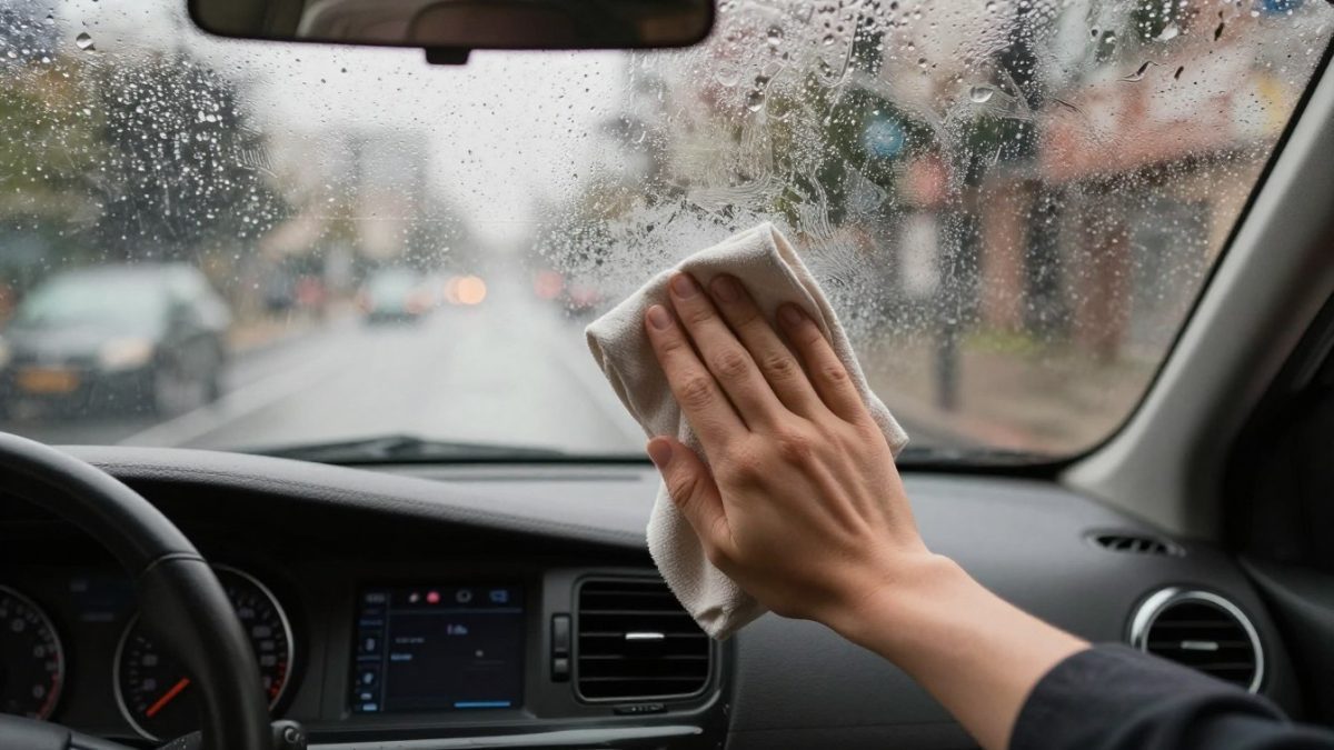 windshield fog prevention