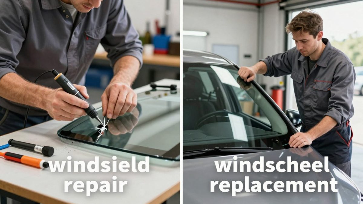 windshield repair vs replacement
