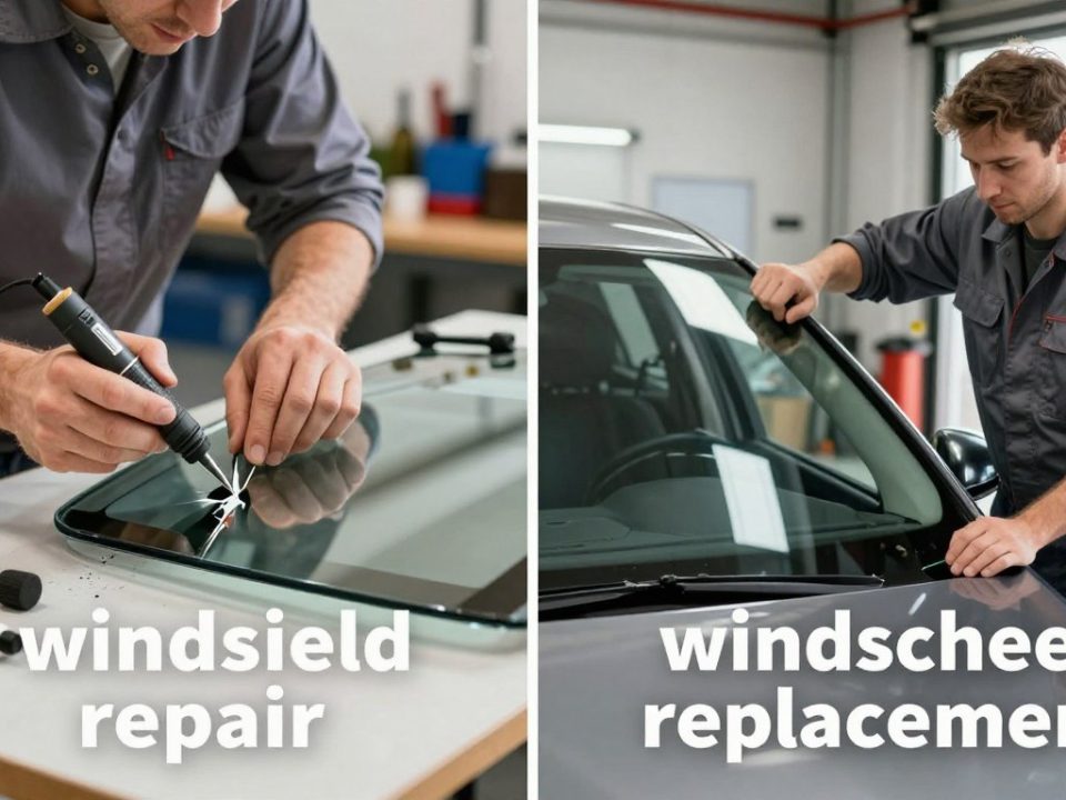 windshield repair vs replacement
