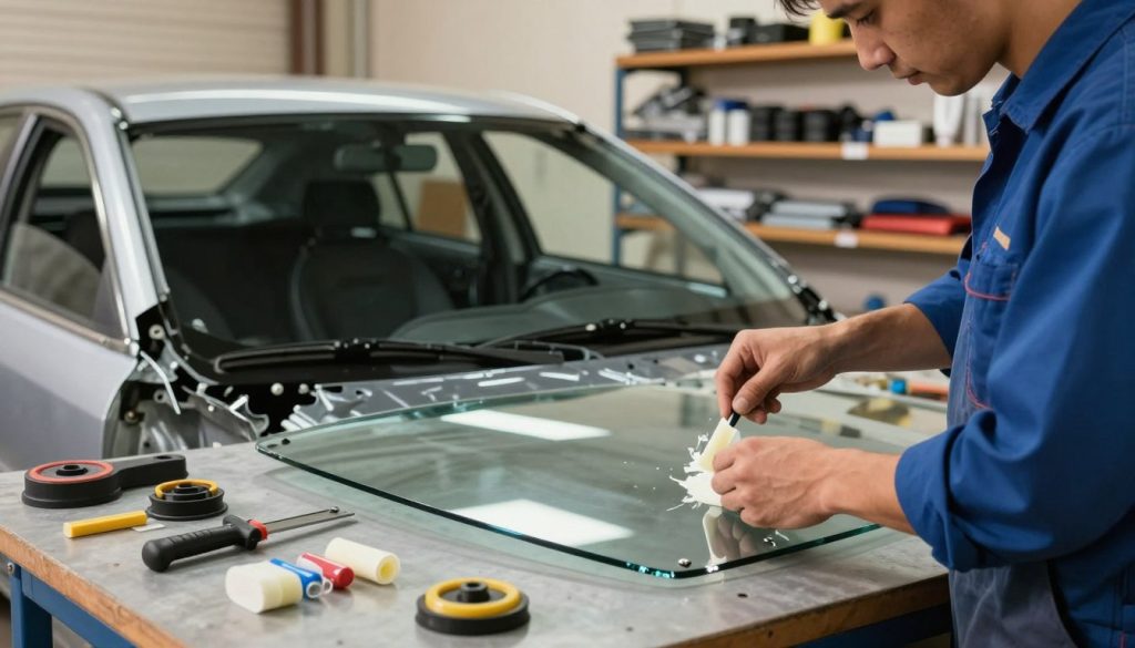 rear windshield replacement and broken side window repair