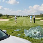 cart path rock chip windshield