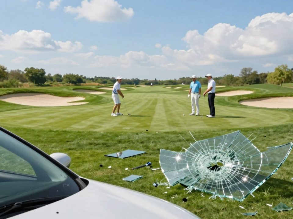 cart path rock chip windshield