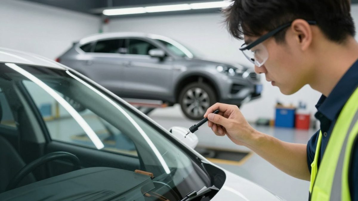 family SUV windshield safety check